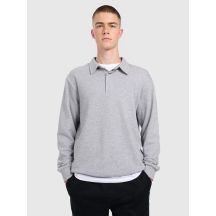 Bluza dresowa regular z kołnierzykiem męska 4F 4FRAW25TSWSM2546-27M