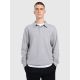 Bluza dresowa regular z kołnierzykiem męska 4F 4FRAW25TSWSM2546-27M