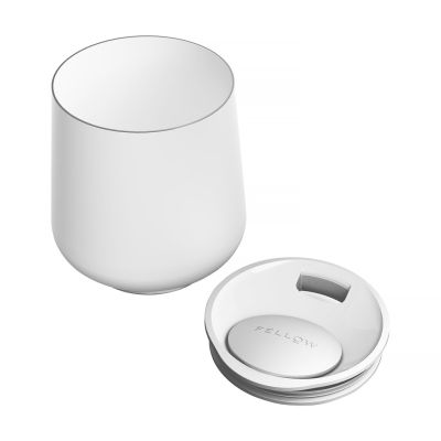 3. Kubek termiczny 355 ml Ruby Wine Tumbler Fellow biały mat
