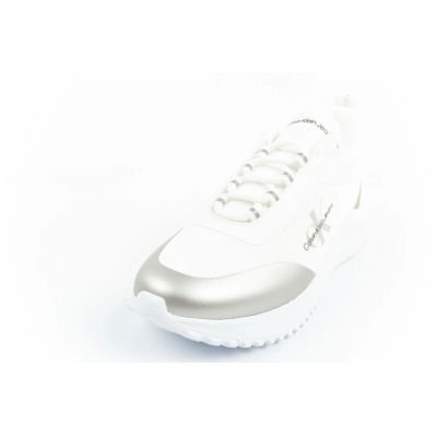 3. Calvin Klein Eva Runner buty damskie sportowe sneakersy białe modne