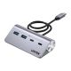 4. UNITEK HUB ALUMINIOWY USB-A/C 2X USBA 2X USBC 5GBP