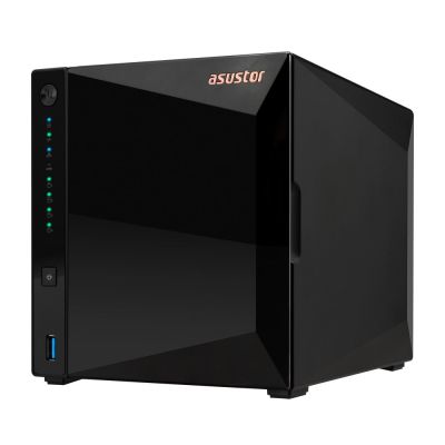 11. NAS Asustor AS3304T v2; Tower; 4x (3.5" SATA HDD/ 2.5" SSD); Realtek RTD1619B, 2GB DDR4, 1x 2.5GbE, 3x USB 3.2