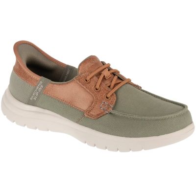 Skechers Slip-Ins: On-The-Go Flex - Palmilla 136536-OLV Zielone 36