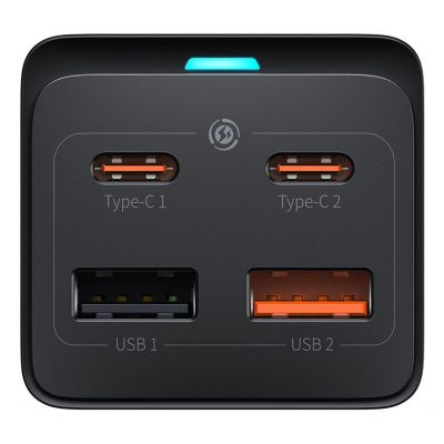 4. Baseus PSZM000901 adapter zasilający/ inwentor Wewnętrzna 65 W Czarny