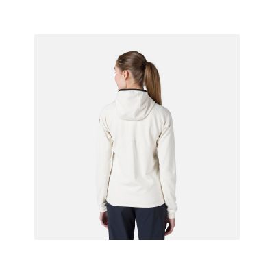 3. Bluza damska ROSSIGNOL W Mid Layer Thin Fz biała