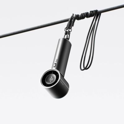 6. Mini wentylator Jisulife Handheld Fan Pro1 Mini 4250 mAh USB-C przenośny wiatraczek dmuchawa - czarny