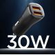 5. Ładowarka samochodowa Spigen Essential EV302 30 W 2-porty USB-A - czarna