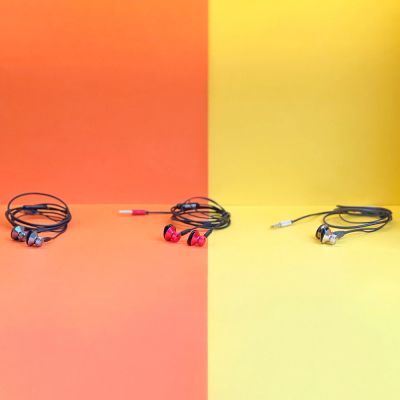 7. Dudao metalowe przewodowe słuchawki douszne 3,5 mm mini jack szary (X2C-Grey)