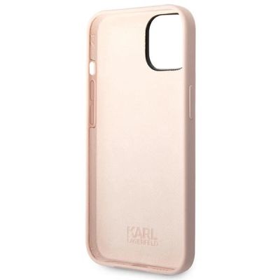 7. Etui Karl Lagerfeld Silicone Choupette Body na iPhone 14 Plus - jasnoróżowe
