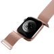 6. Pasek ze stali nierdzewnej Puro Milanese do Apple Watch 38 / 40 / 41 mm - różowy
