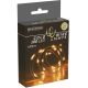 2. LAMPKI DRUCIKI NA BATERIE GIRLANDA 100 LED SUPER CIEPŁY BIAŁY