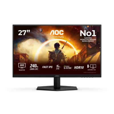 35. Monitor Certyfikat AOC Q27G42ZE 27" IPS Złącze QHD 16:9 260 Hz 1 ms 2560 x 1440 pikseli 300 cd/m2 Ilość portów HDMI: 1 Czarny