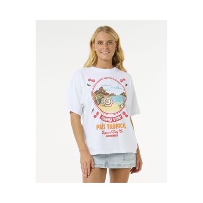 Koszulka RIP CURL Cove Heritage Tee biały