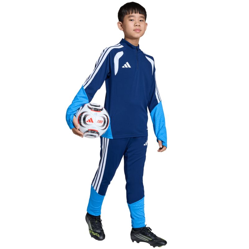 16. Bluza dla dzieci adidas Tiro 26 Competition Training Top niebieska JN2286