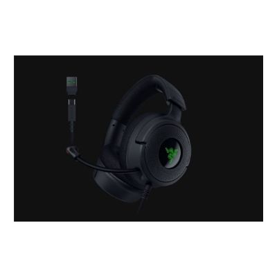 11. Zestaw słuchawkowy Razer Kraken V4 X Przewodowa Opaska na głowę Gaming USB Type-C / USB Type-A Czarny