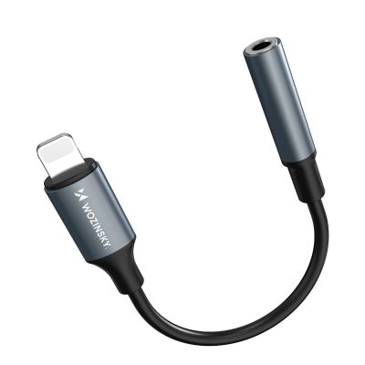 5. Adapter Wozinsky WALJ-01 Lightning - mini jack 3,5mm - czarny