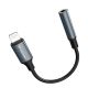 5. Adapter Wozinsky WALJ-01 Lightning - mini jack 3,5mm - czarny