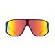 Okulary przeciwsłoneczne rowerowe Red Bull Spect Dash - blue/brown/red mirror CAT3