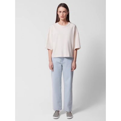 3. Jeansy straight z prostymi nogawkami damskie Outhorn