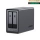 Ugreen NASync DXP2800 NAS System 2-Bay Kompaktowy Intel® N N100 8 GB DDR5 0 TB UGOS Pro Czarny