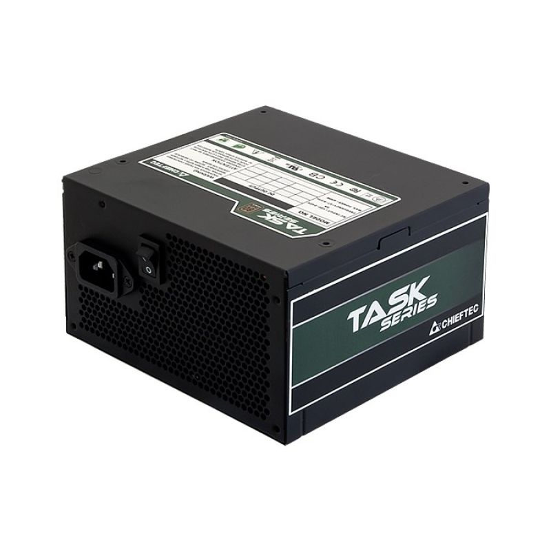 4. Chieftec Task TPS-500S moduł zasilaczy 500 W 24-pin ATX ATX Czarny