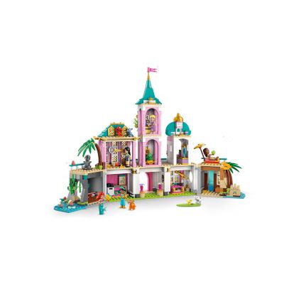 8. LEGO Disney Princess 43267 Zamek księżniczek i królewskie zwierzaki