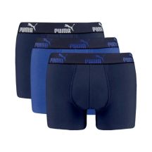 Puma bokserki majtki męskie Boxershorts 3PAK niebieskie granatowe