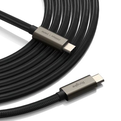 3. Kabel Ringke USB-C 3.2 Gen. PD240W 200cm - czarny