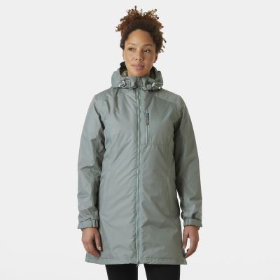 14. Kurtka, płaszcz Helly Hansen przeciwdeszczowy Long Belfast Winter Jacket W 62395 485