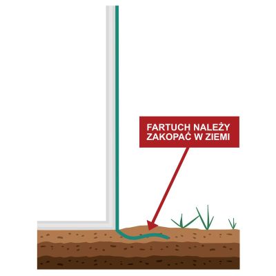 47. SZKLARNIA TUNEL OGRODOWY 200x200x200CM PE KONSTRUKCJA STAL ZIELONA