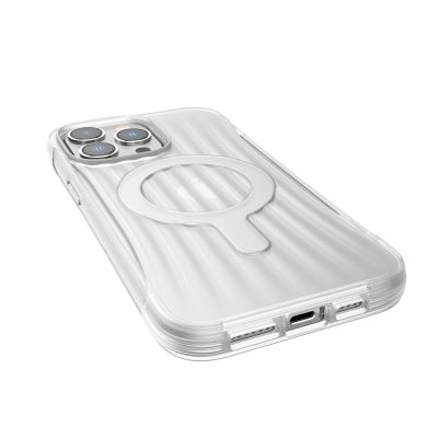 7. Raptic X-Doria Clutch Built Case etui iPhone 14 Pro Max z MagSafe pokrowiec plecki przezroczysty