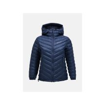 Kurtka puchowa Peak Performance W Frost Down Hood Jacket granatowy