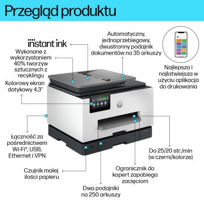 6. HP OfficeJet Pro Urządzenie wielofunkcyjne 9132e
