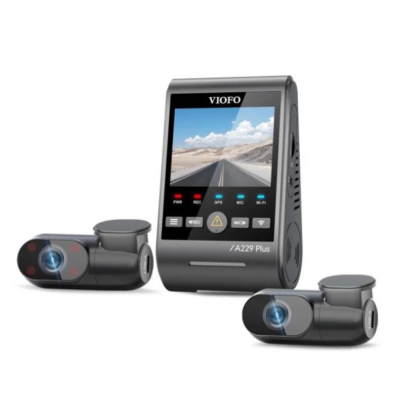 5. Wideorejestrator VIOFO A229 PLUS 3CH-G GPS