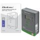 7. Qoltec Solarny regulator ładowania MPPT z czujnikiem temperatury 20A |12V / 24V | LCD | 2 x USB