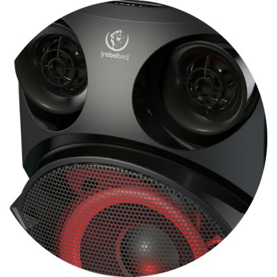 4. Rebeltec SoundBox 630 Przenośny głośnik Bluetooth stereo czarny, 70W RMS