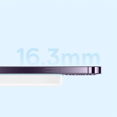12. Powerbank Baseus Magnetic Mini Air PPCXM06A 6000mAh 20W z kablem Simple Series USB-C - biały