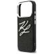 6. Etui Karl Lagerfeld IML Glitter KL Diamond Logo na iPhone 17 Pro - czarne
