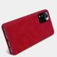 17. Nillkin Qin Case etui do Xiaomi Redmi Note 11 Pro+ (China) / Redmi Note 11 Pro (China) / Mi11i HyperCharge osłona na aparat kabura pokrowiec obudowa z klapką brązowy