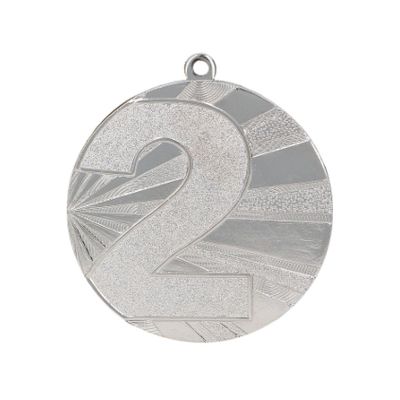 9. Medal stalowy srebrny drugie miejsce