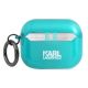 2. Etui Karl Lagerfeld Choupette na AirPods Pro - niebieskie