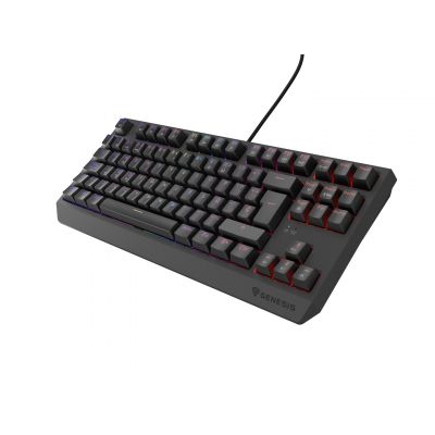 GENESIS Thor 230 TKL klawiatura Gaming USB QWERTY Hiszpański Czarny