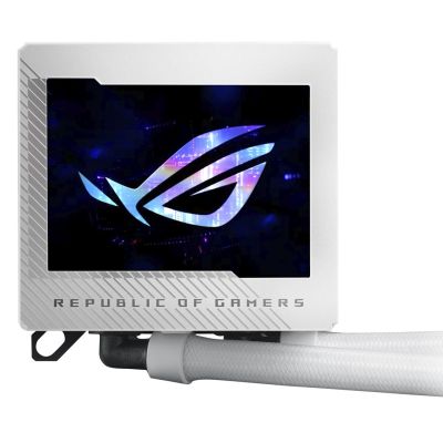 9. ASUS ROG RYUJIN III 240 ARGB White Edition Procesor Chłodnica cieczy all-in-one 12 cm Biały 1 szt.