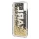 4. Etui Karl Lagerfeld Karl logo Glitter na iPhone X / Xs - czarne