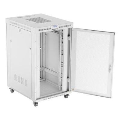 8. Lanberg FF01-8027-23SL stojak 27U Stojak wolnostojący Szary