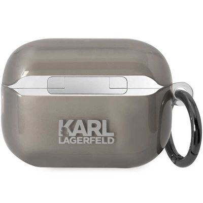 2. Etui Karl Lagerfeld Ikonik Karl na AirPods Pro 2 - czarne