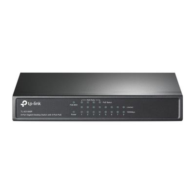 15. Switch TP-LINK TL-SG1008P (8x 10/100/1000Mbps)