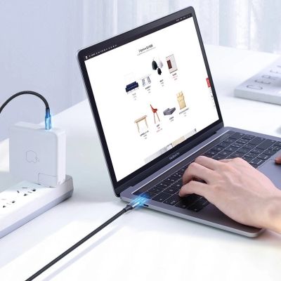 12. Kabel Ugreen US316 70427 USB-C - USB-C PD QC FCP 100W 5A 480Mb/s 1m - szary