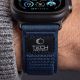 8. Pasek Tech-Protect Nylon Elite na Apple Watch 44 / 45 / 46 / 49 mm - granatowo-pomarańczowy