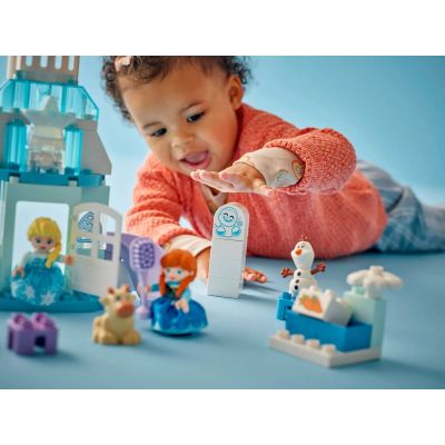 6. LEGO DUPLO 10455 ANNA AND ELSA'S FROZEN CASTLE PLEGO ARTY